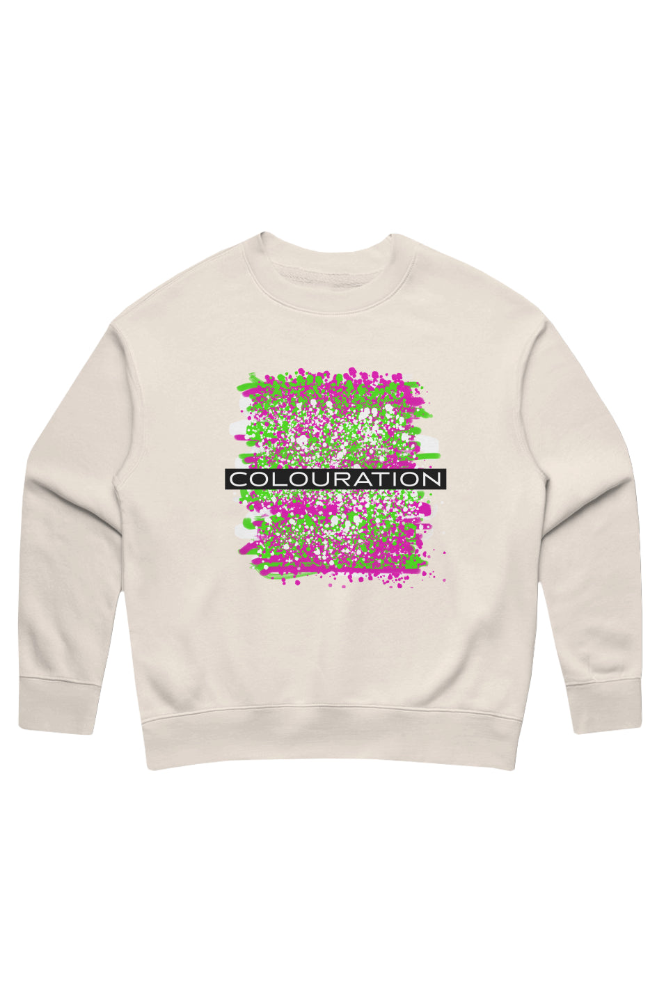 Colouration Watercolor Acrylic Oil Women's Relaxed Sweatshirt