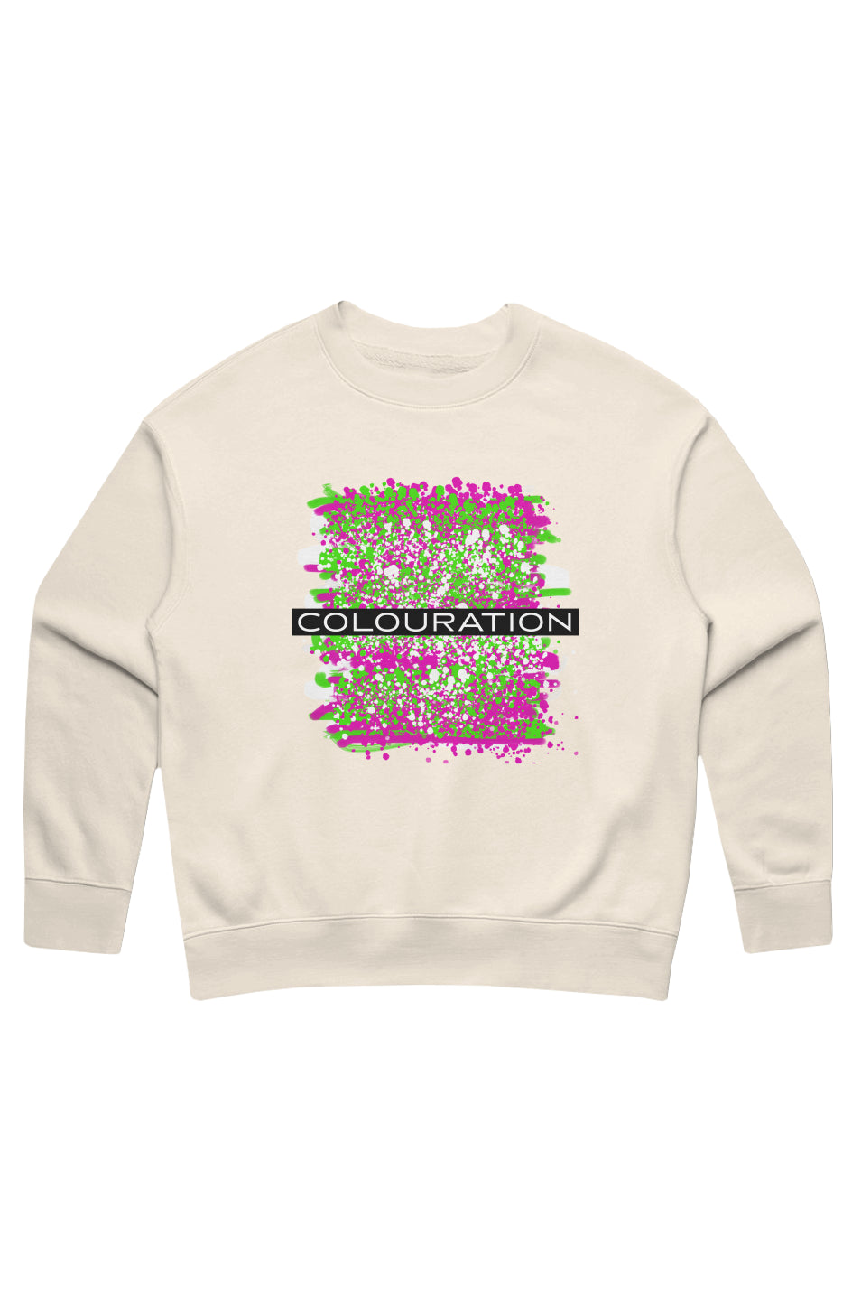 Colouration Watercolor Acrylic Oil Women's Relaxed Sweatshirt