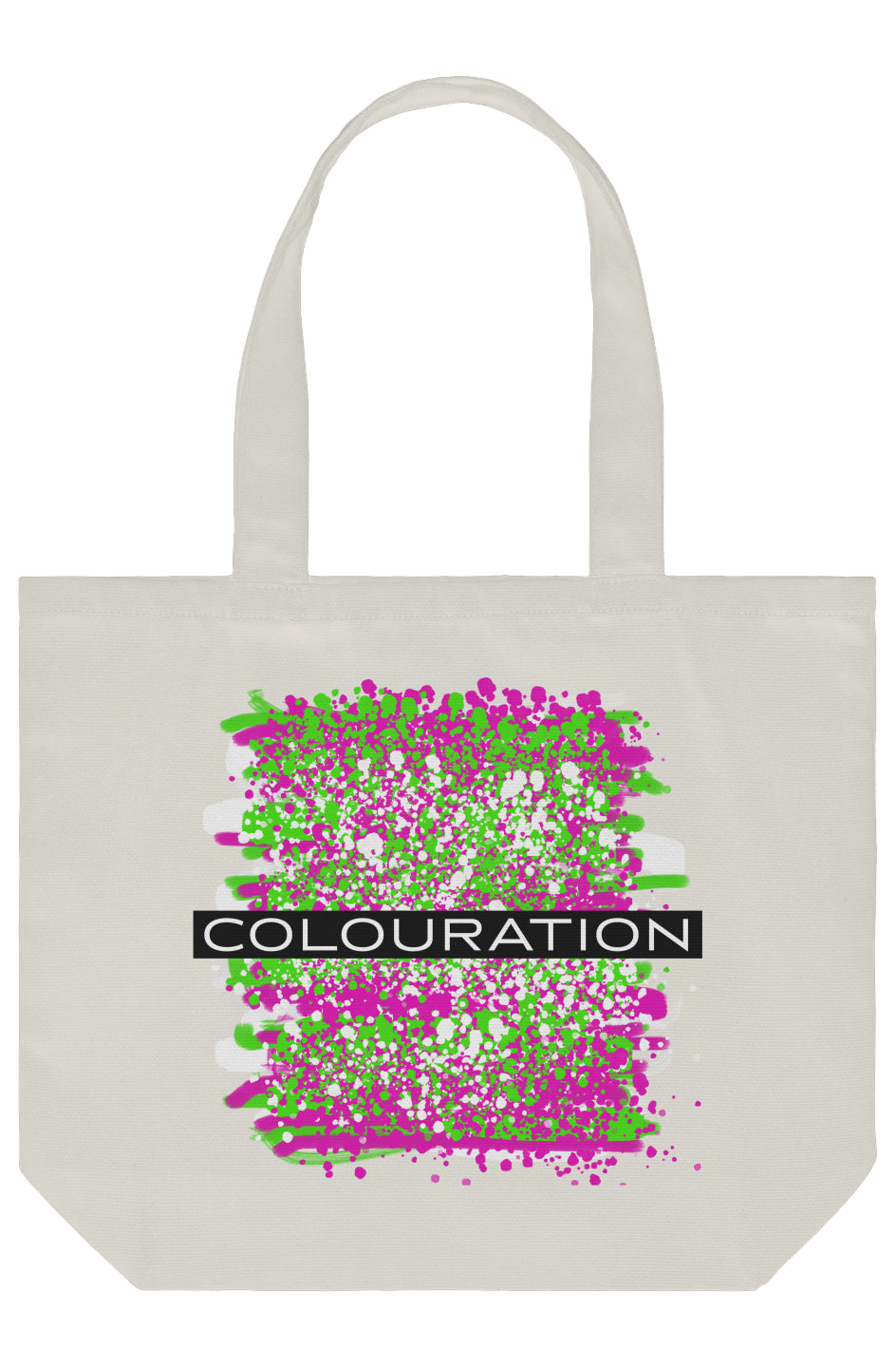 Colouration Watercolor Acrylic Oil Shoulder Tote